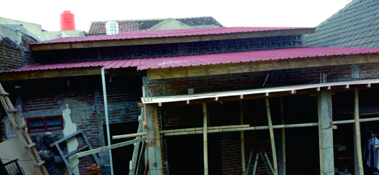 pemasangan rangka atap bajaringan alfatih steel